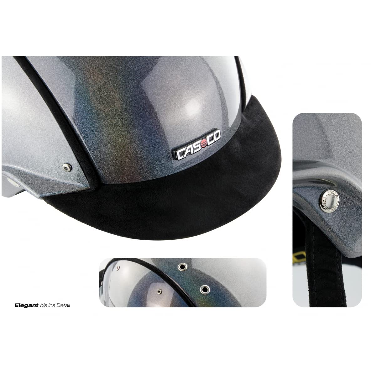 Casco Casco de equitación APART flip flop-gris, flip flop blanco o negro