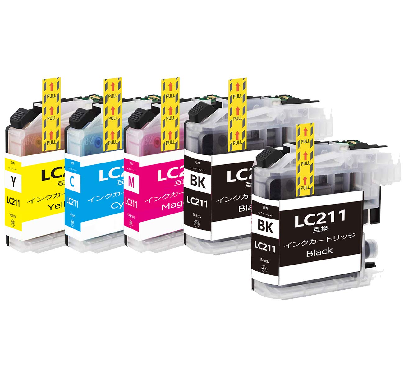 Amazon.co.jp: LC211 インクカートリッジbrother ブラザーlc211-4pk+BK
