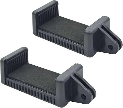 Paquete de 2 soportes universales para smartphone con accesorio de montaje estilo GoPro para cualquier teléfono. Conecta tu teléfono o GPS a