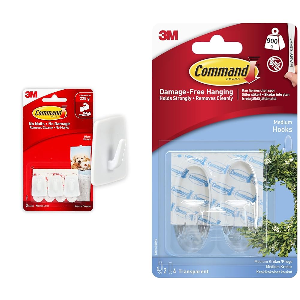 See full amazon price history chart for Command Micro Plastic, Multifunctional Self Adhesive Plastic Hooks for Walls, Pack of 3 Hooks, 4 str Command Micro Plastic, Multifunctional Self Adhesive Plastic Hooks for Walls, Pack of 3 Hooks, 4 str (B082FL24S8) Amazon Price History, Amazon Price Tracker