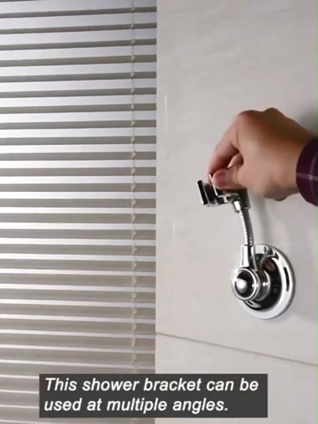 Support de douche à ventouse, sans perçage, angle réglable, installation rapide, idéal pour salle de bain, camping-car, voyage, utilisation en extérieur et camping Support de douche à ventouse, sans perçage, angle réglable, installation rapide, idéal pour salle de bain, camping-car, voyage, utilisation en extérieur et camping