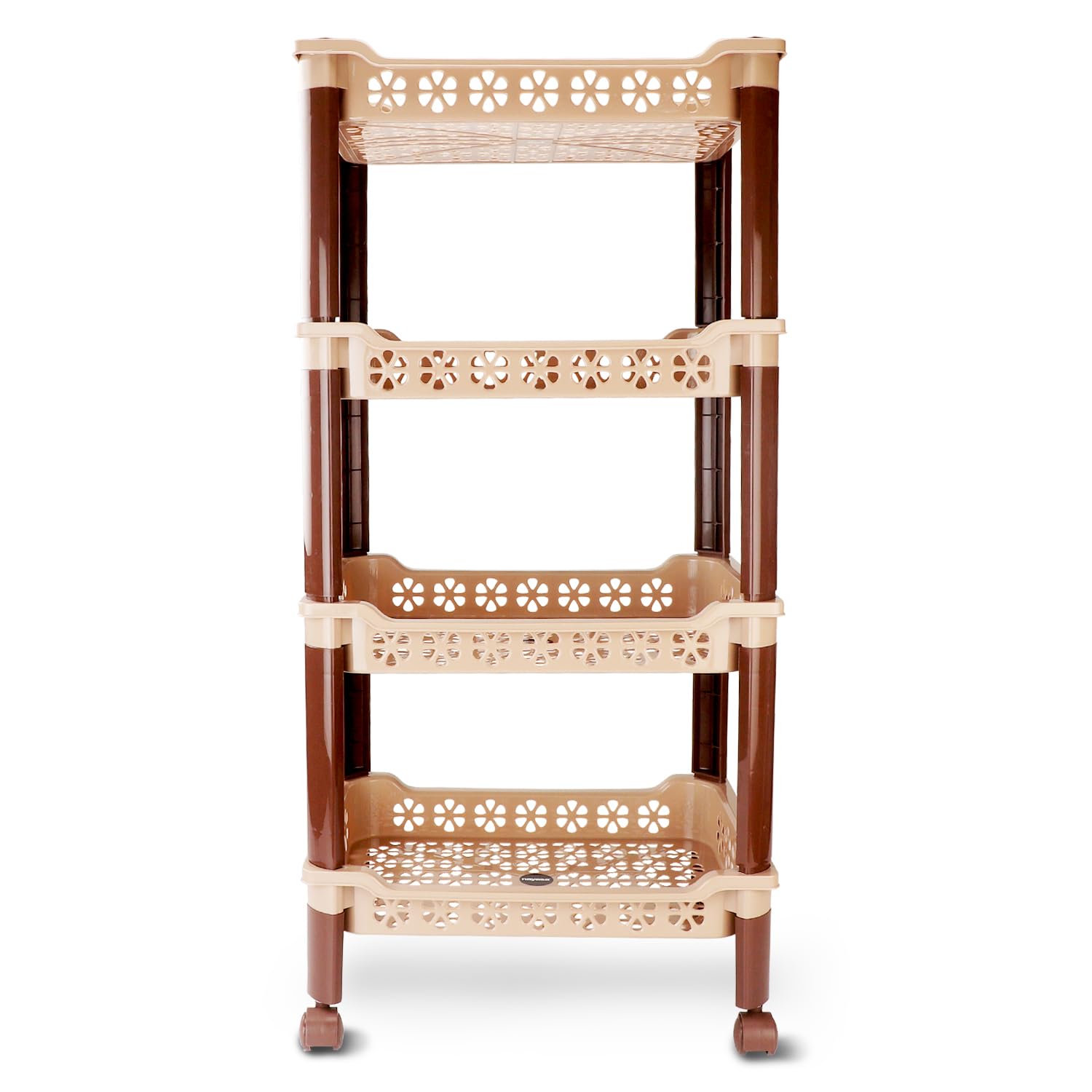 棚・シェルフ・ラック YeTom Side Cabinet Desk Wagon 4 tier Amazon