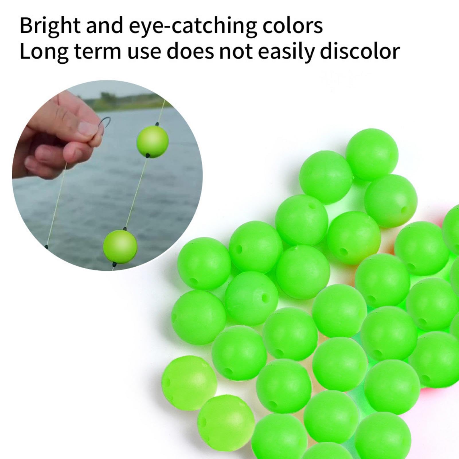 Perles De Pêche - 1000 Perles pour Leurres De Pêche, Perles D'appât De