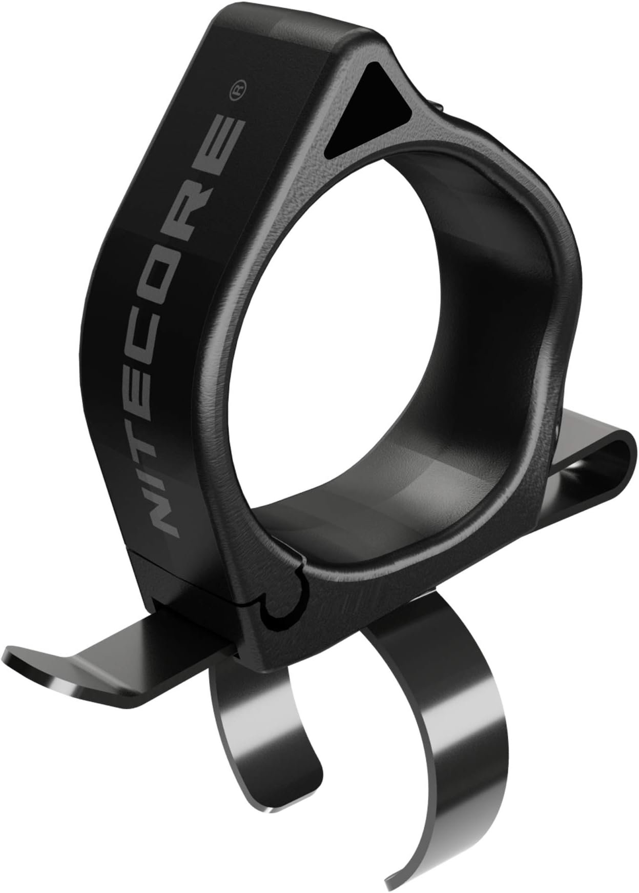 Nitecore NTR10 Tactical Clip-on Ring for Nitcore CI7, New P12, New P12R, P22R and i4000R, Black