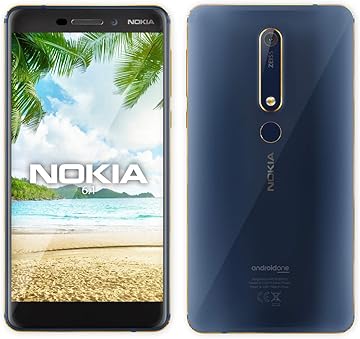 Nokia 6 1 Nokia 6 2018 TA 1043 64GB 4GB RAM Dual SIM Unlocked Blue Gold