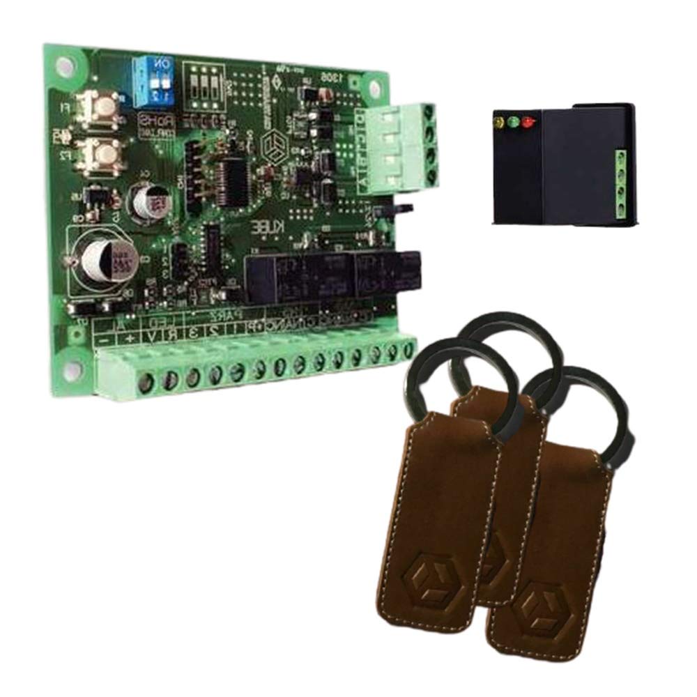 KIT DI 3 CHIAVI ELETTRONICHE KEYCHAIN CON LETTORE KUBER E SCHEDA KUBE - CIA TRADING KITKEYCHAIN