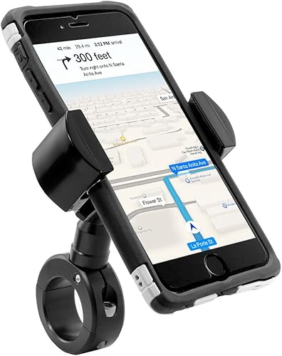 Miniatura 4 de ARKON Mounts RoadVise - Soporte de teléfono para motocicleta para iPhone X 8 7 6S Plus iPhone 8 7 6S Galaxy S8 S7 Note 8 (RVMC2B)