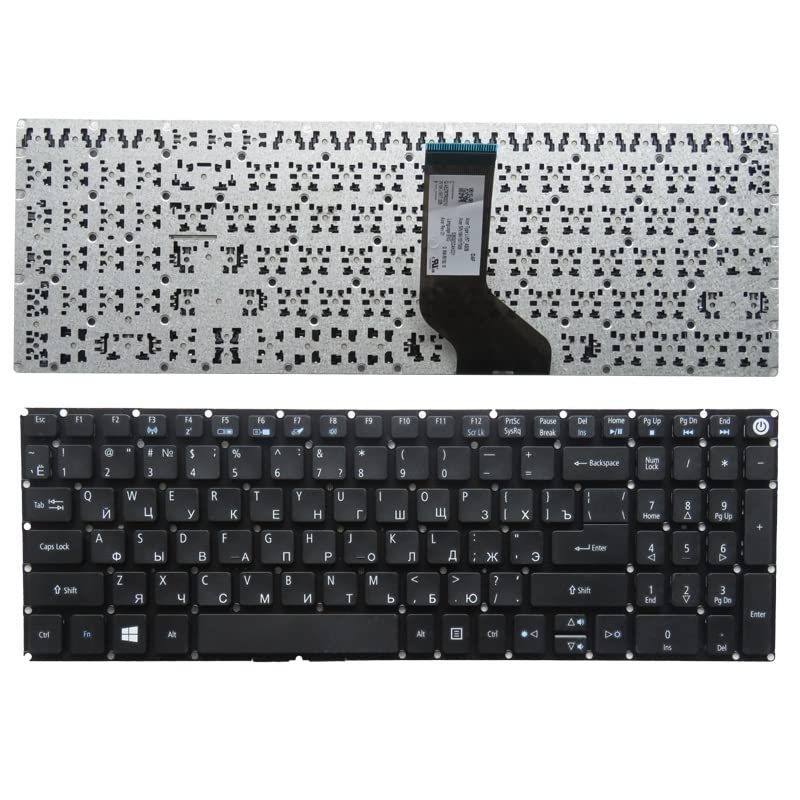 Clavier PC portable russe pour réparer touches bloquées Acer Aspire 3 A315-21 A315-51 piece