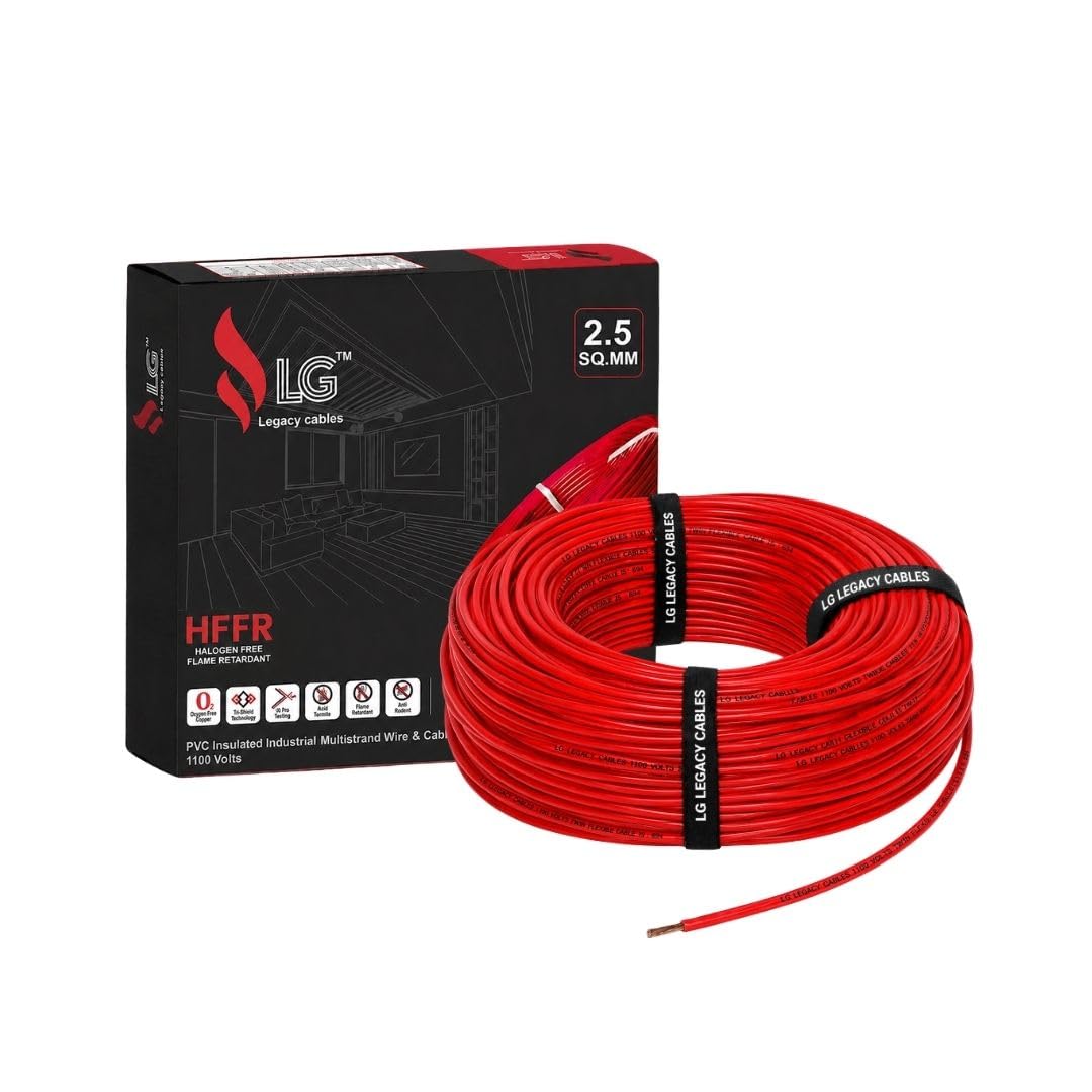 2.5mm Red Cable - 90m FR PVC Wiring -1 2.5mm Red Cable - 90m FR PVC Wiring -1