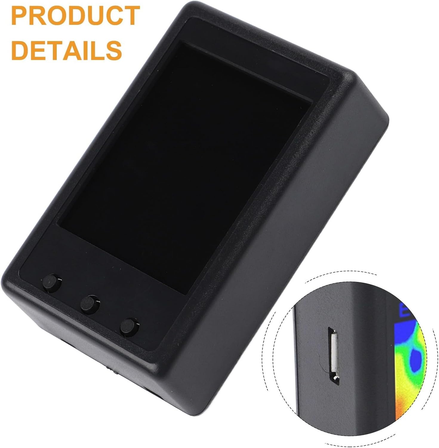 Handheld Thermal Imager 2.4 Inch LCD Infrared Camera with -40°C to +300°C Range, MLX90640 Sensor, for PCB Component Heat Detection, Automotive and Electrical Switch