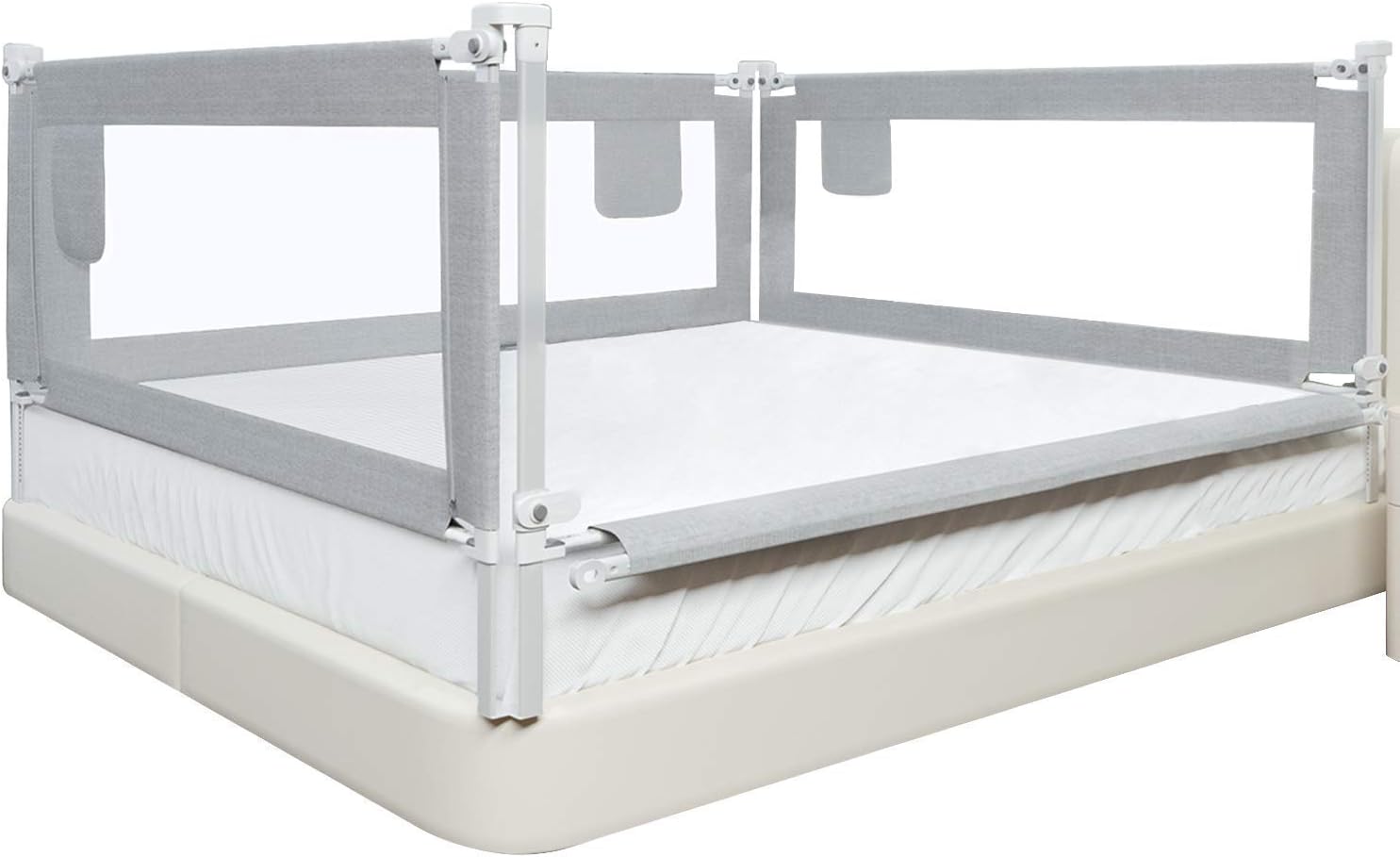 Upgraded Toddler Bed Rails for King Size Beds Extra Long Guardrail