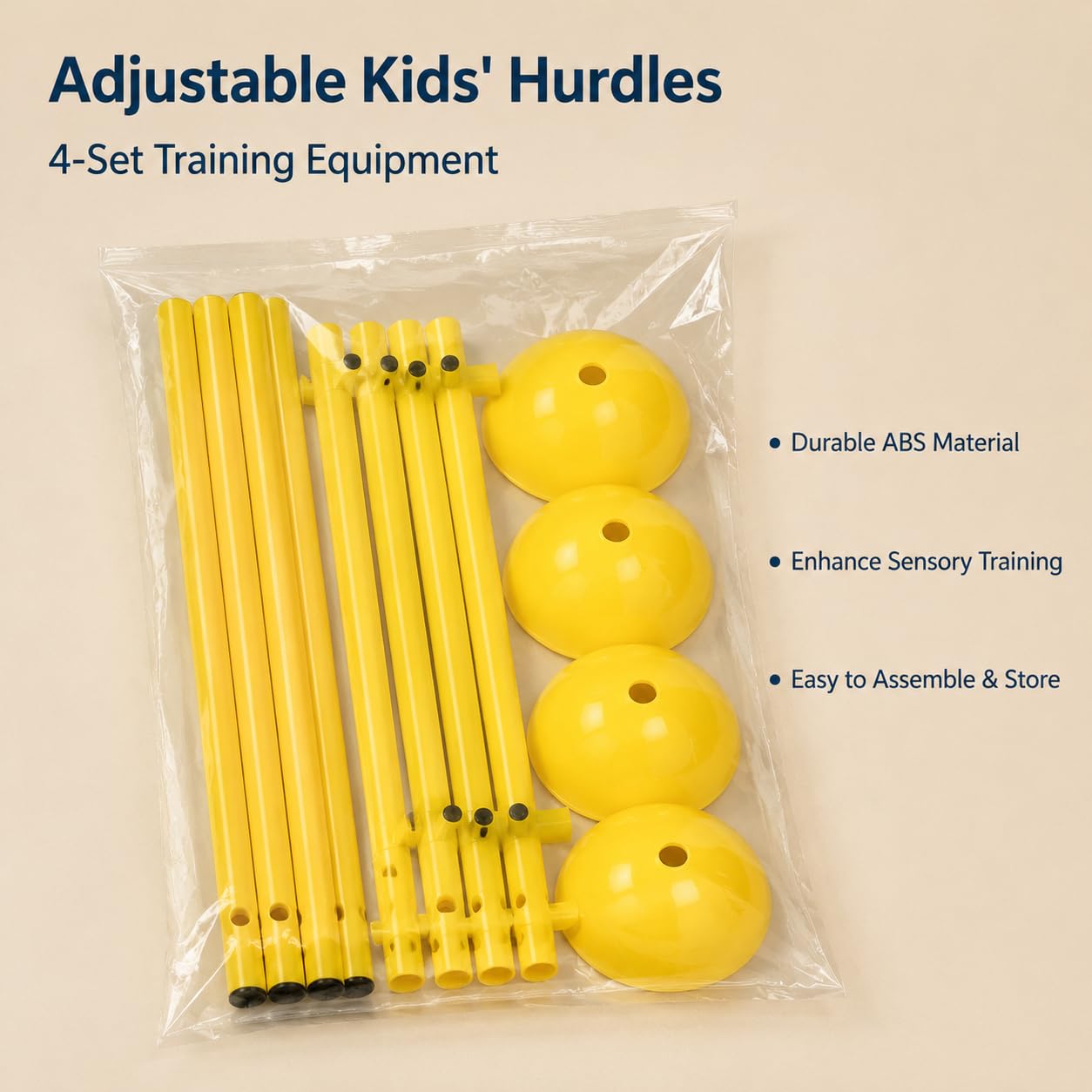 Juego Obstáculos Infantil con Entrenamiento y Gatear Plástico Resistente para Patio Jardín y Fiestas Cumpleaños Acuado Regalo Niños, Style to 1