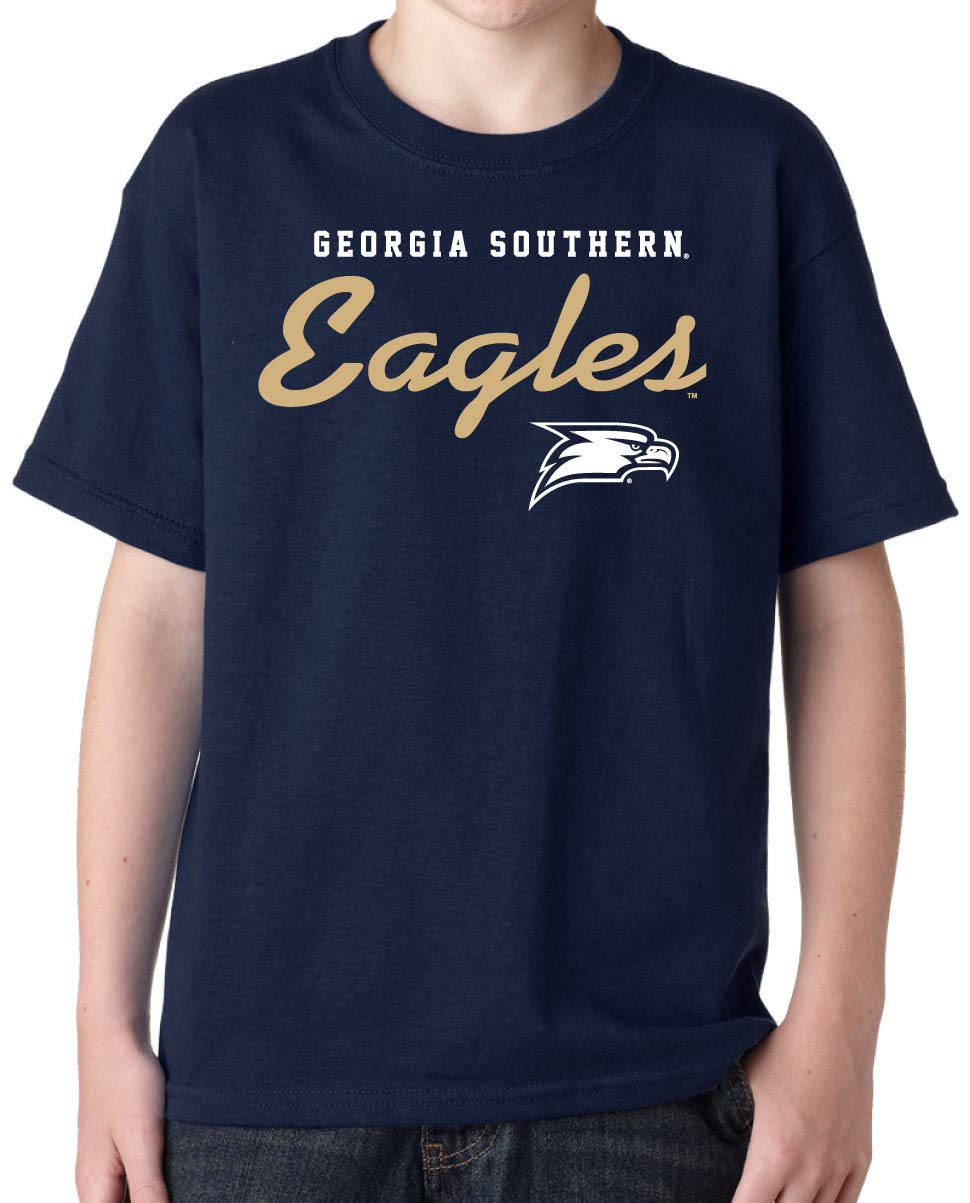 Georgia Southern Eagles Dad Proud Parent T-Shirt - Charcoal Grey, Officially Licensed