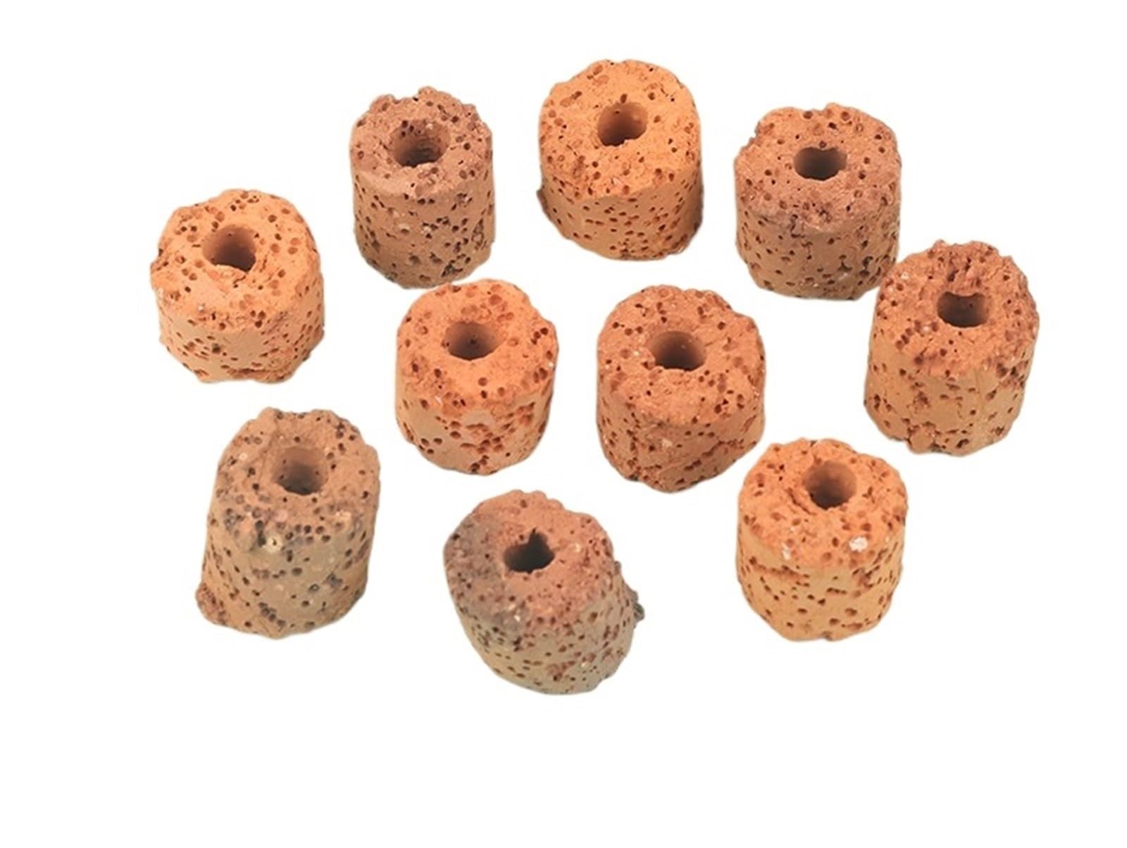 Mlyvax 60Pcs Plant Ring Aquarium Fixed Water Tank Filter Weight Plants Fixing Tool Aquatic Media Pottery Gravity