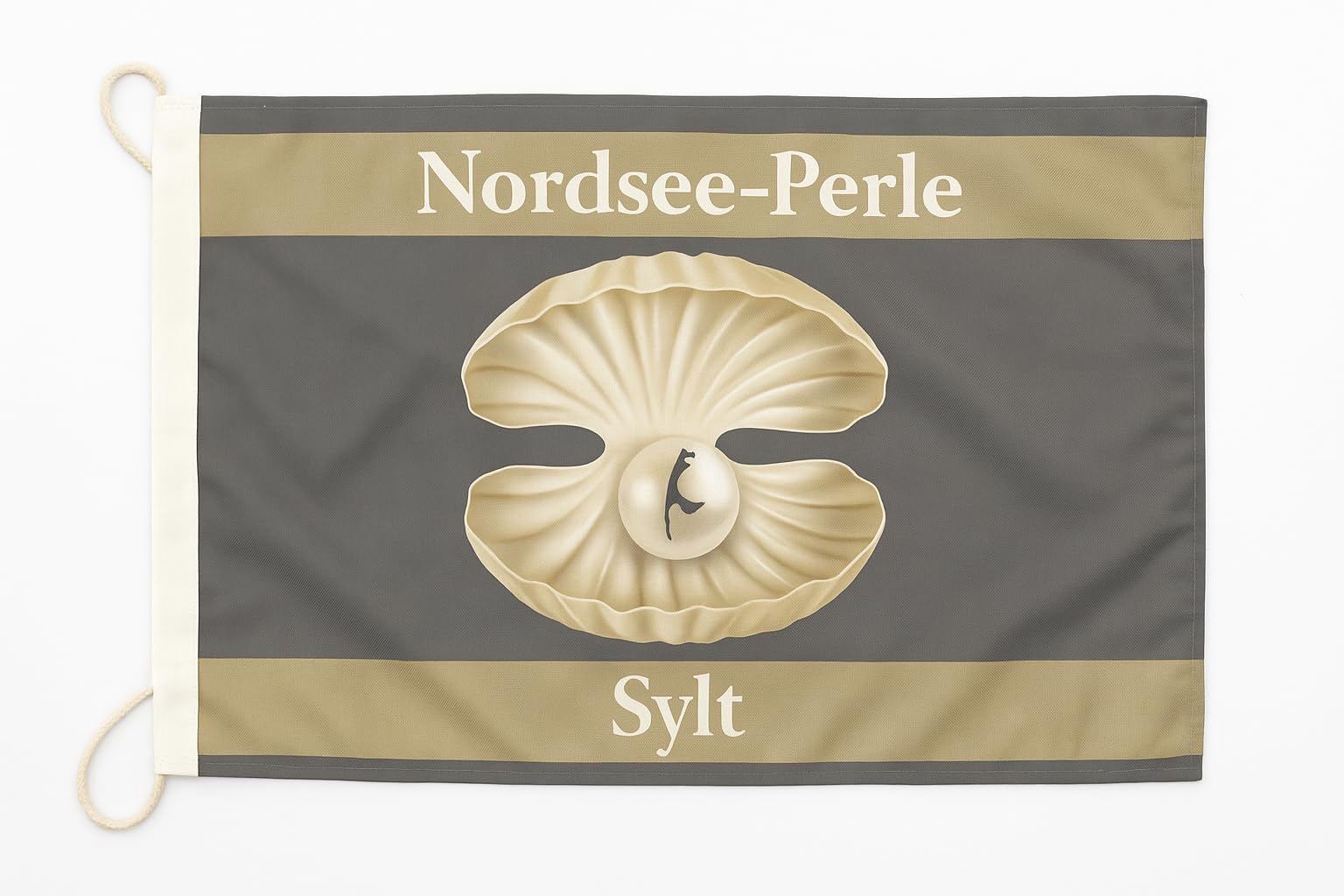 Drapeau de navire élégance maritime Sylt 90x60 cm en ultra tissu premium
