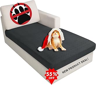 YEMYHOM【Clearance Sectional Couch Covers for L Shaped Chaise Lounge 1 Piece Separate Cushion Couch Universal Replacement New Furniture Protector with Elastic Bottom (Diamond Dark Gray)Global Recycled StandardGlobal Recycled StandardGlobal Recycled Standard