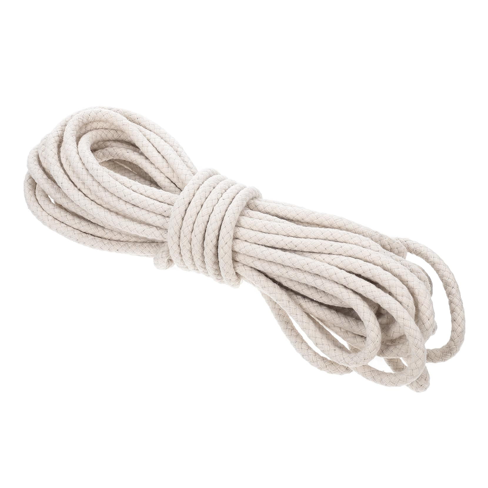 Cuerda de algodón trenzada para manualidades DIY macramé y embalaje decorativo grueso