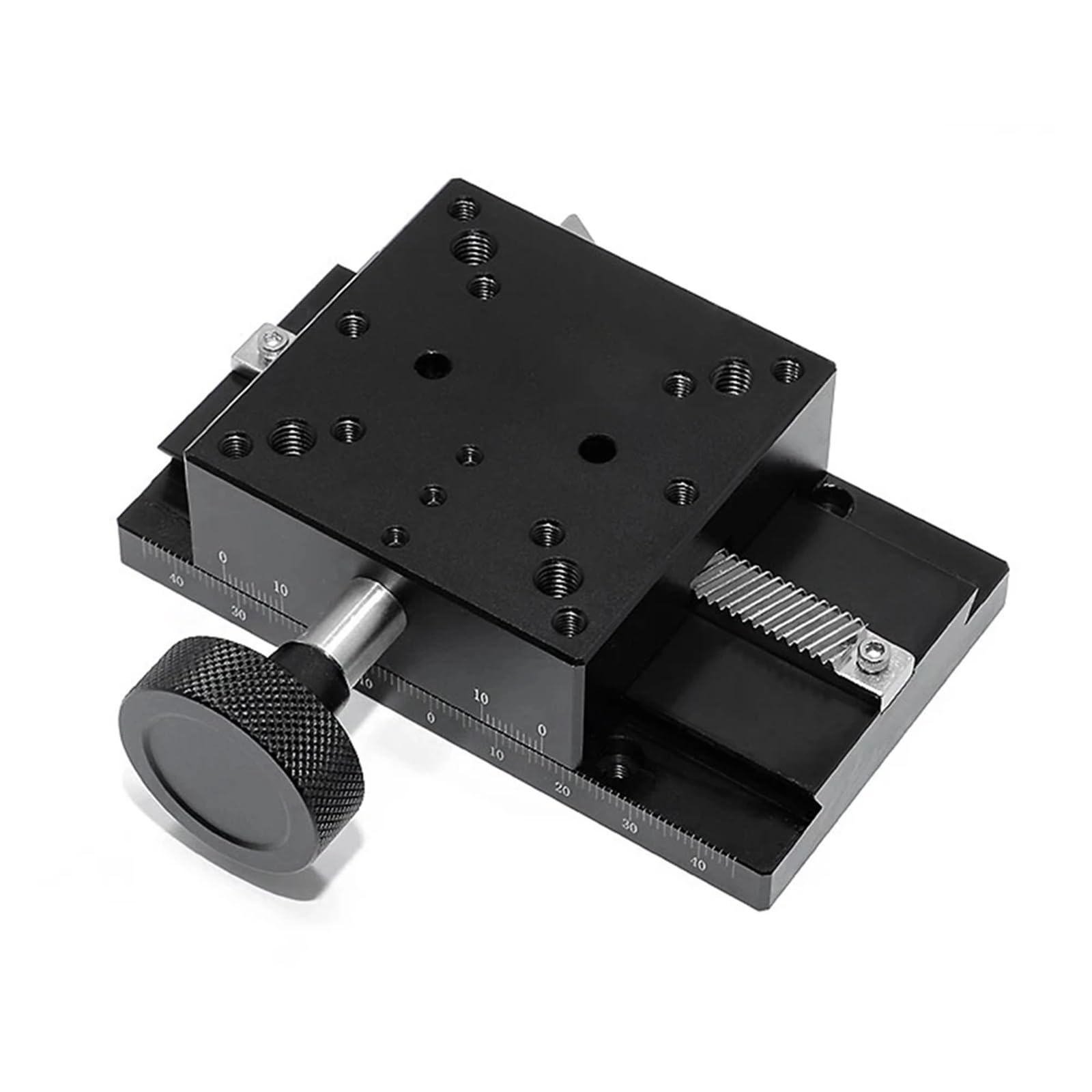 IGNVXMGKP X Axis/Z Axis Dovetail Groove Linear Long Stroke Fine-Tuning Sliding Table LWX60 LWZ60 Manual Displacement Trimming Platform(LWX60 X Axis,600mm)