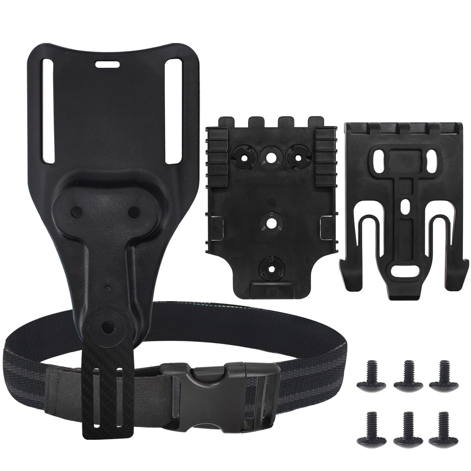 Qls Quick Locking System Kit,Drop Leg Holster Adapter,Quick Locking System Kit for Duty Holsters & Belt Loop Adapte Kit
