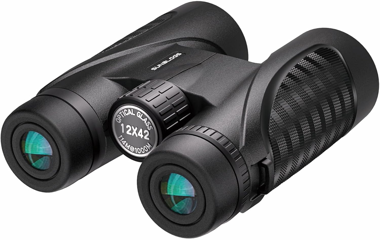 12x42 Binoculars for Adults, High Powered, BAK4 Prism, Waterproof Binoculars, Lightweight Binocular for Bird Watching, Hunting, Travel, Stargazing Cruise (Black) - Image 9