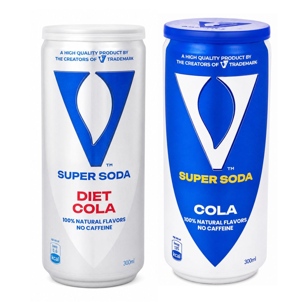 V Super Soda Cola & Diet Cola Carbonated Soft Drink Combo, 300ml Each | 100% Natural Flavours, No Caffeine, No Sugar Option | Great Taste | Imported From Egypt-picture-31