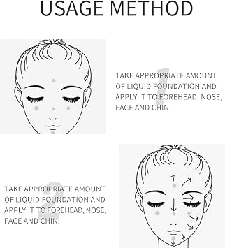 Lightweight Makeup Moisturizing Foundation Natural Concealer Foundation Liquid Full Coverage Buildable Foundation