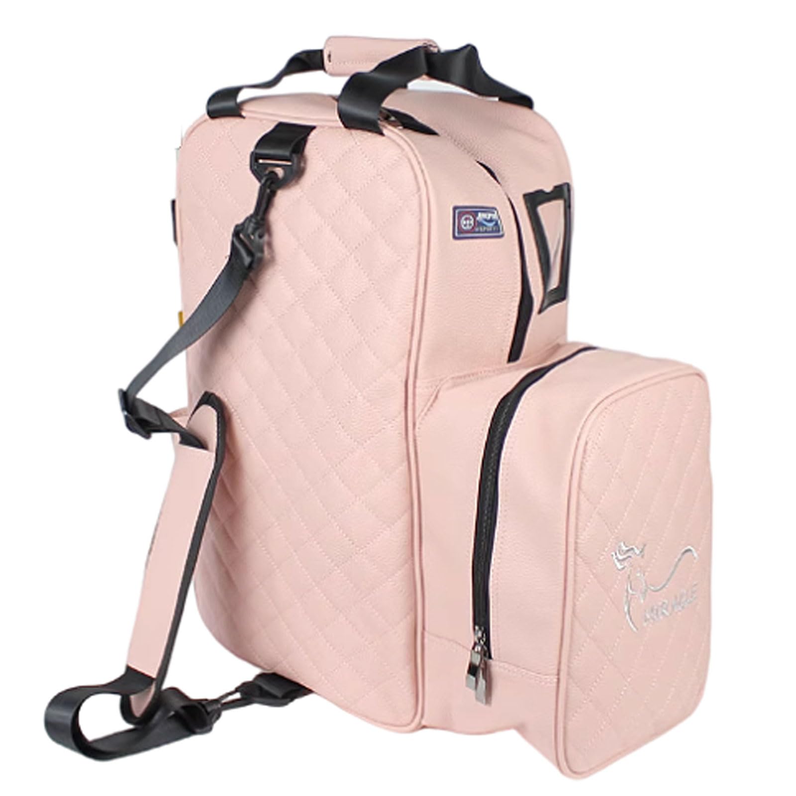 Mochila Ecuestre,Mochila para Botas de equitación con Compartimento,Bolsa de Montar,Impermeable,Fácil de Limpiar,Fácil de Llevar,Double The Comfort,para Montar y Montar