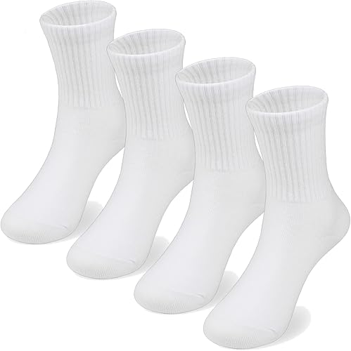 COTTON DAY Calcetines deportivos unisex para niños y niñas, algodón suave, negro, blanco, gris, azul marino, caqui, con rayas retro