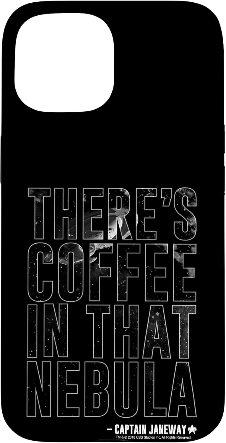 iPhone 16 Star Trek: Voyager There's Coffee In That Nebula Case
