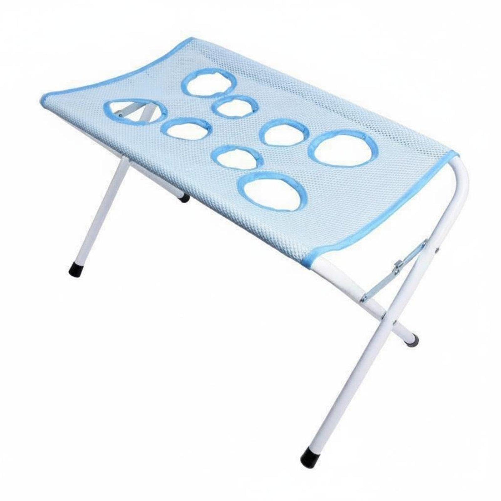 Cat Dog Bathing Rack Foldable Bathing Hammock Anti-Scratch Pet Wash Stand for Wash Area Blue-image-16