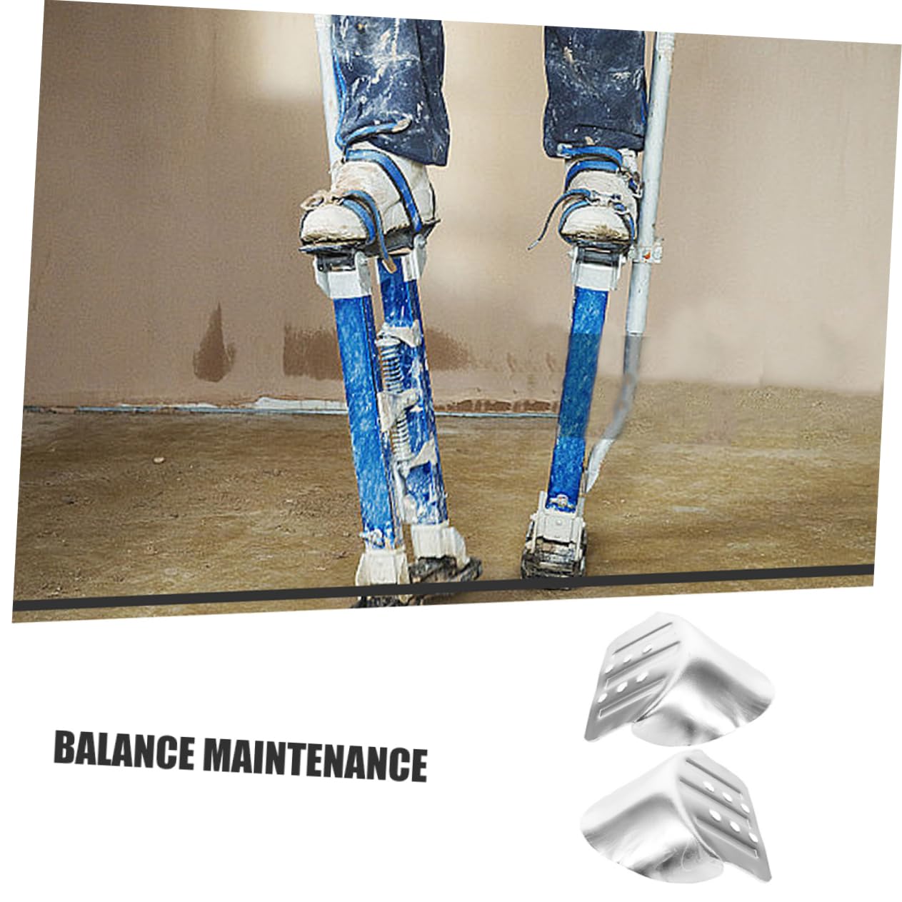 Trockenbau Stelzen Ersatzteile mit Verbesserter Stabilität und Balance aus Aluminiumlegierung 2 Paar für Arbeiten in Großer Höhe