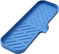 Vista 48 de MicoYang Jaboneras de baño de silicona con boquilla de drenaje - Organizador de fregadero de baño y cocina, soporte para esponja, bandeja de jabón