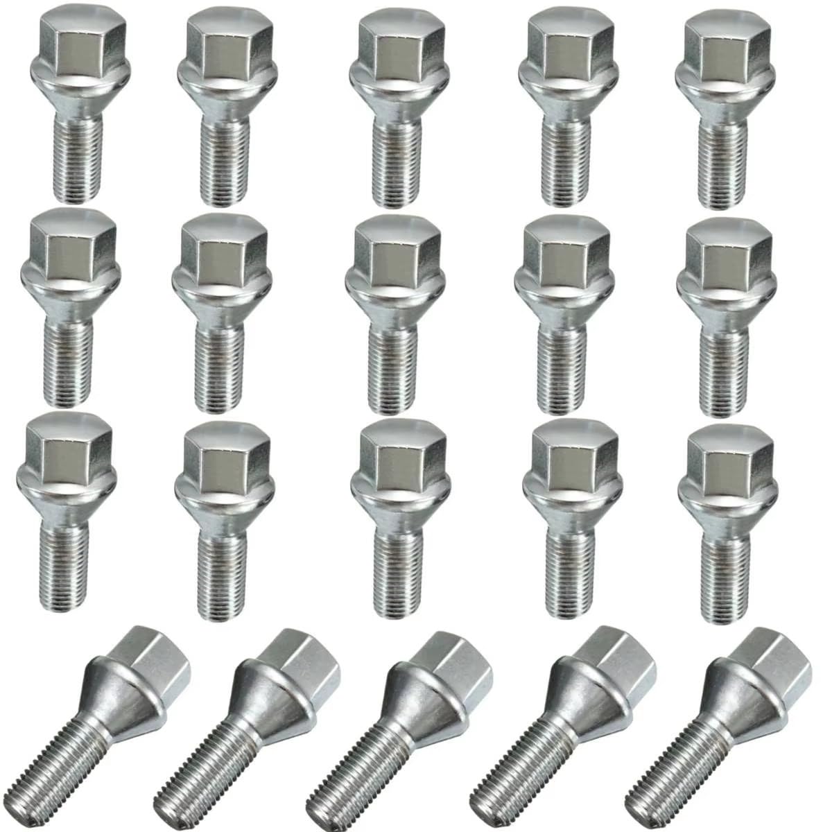 Pernos de rueda M12x1.5 de 26mm para buje de coche E21 y E30 7