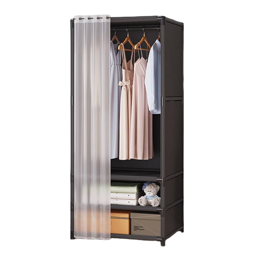 ワードローブ 折り畳み式 クローゼット 扉付き 大容量 防水 防塵 高耐 ワードローブ 折り畳み式 クローゼット 扉付き 大容量 防水 防塵 高耐