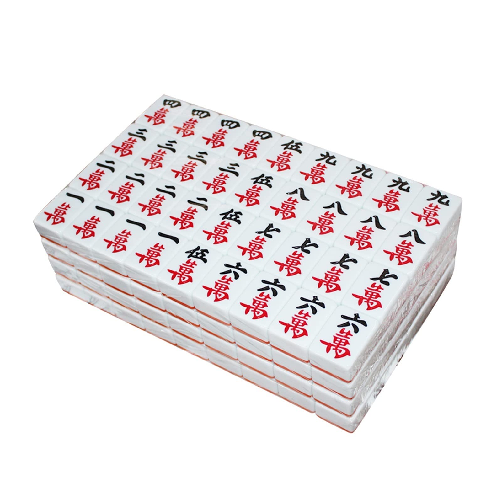 VSOLS Professionelles Mahjong, offizielles mittelalterliches Familienspiel, Mahjong-Schachspiel for Erwachsene, Tischspiele in voller Größe (Color : 4.2cm)