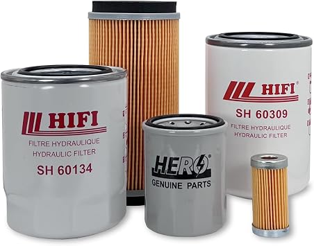 HERO Maintenance Filter Kit For Mahindra 2216 Tractor Filters Compatible With OEM 35460501800 MAM0117 MM404879 11812303000 19682581000 HST