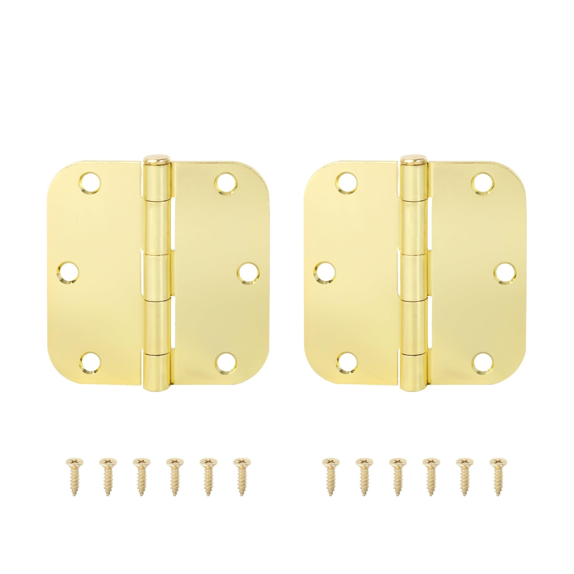 Pjfcewfdgx Golden 2Pcs Door Hinge Black Fitting