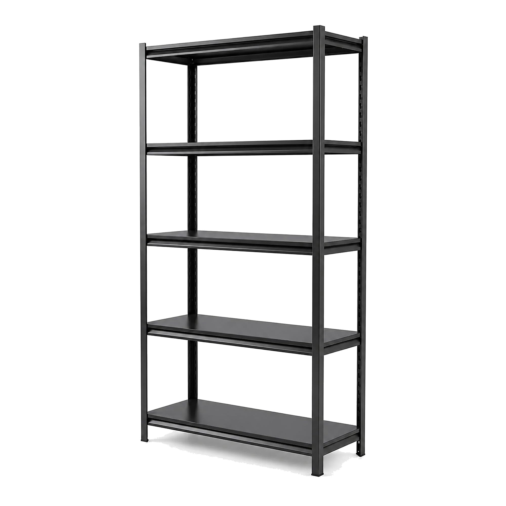 Premium Heavy-Duty 5-Tier Boltless Steel Storage Rack, 120 kg per Shelf, 182 x 120 x 40 cm, Powder-Coated Metal Shelving Unit for Home, Office, Retail, Kitchen & Clinic (Black)-image-39