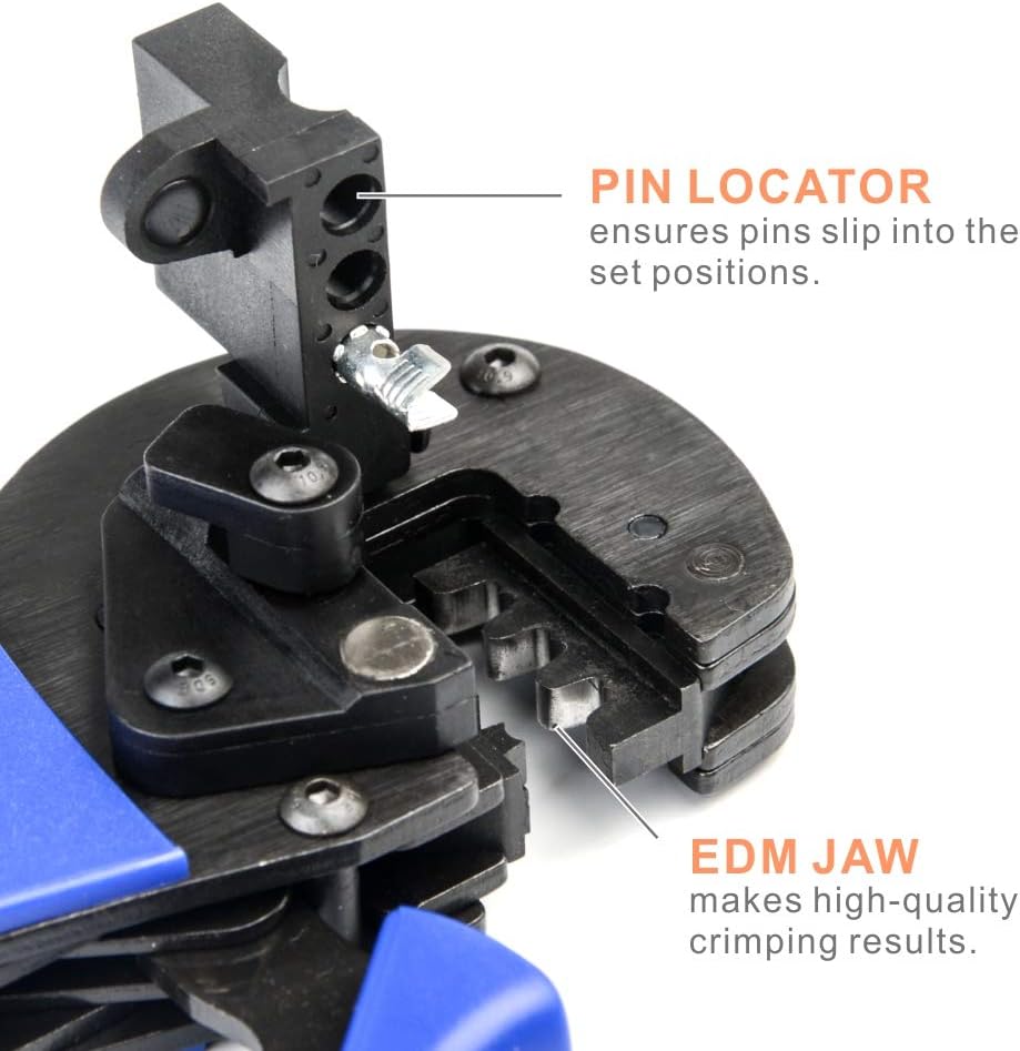 iCrimp Solar Crimping Tool Kit for Solar Panel Installation, All in One Solar Tool Set with Solar Crimper, Wire Cutter, Wire Stripper and Solar Connector Spanners