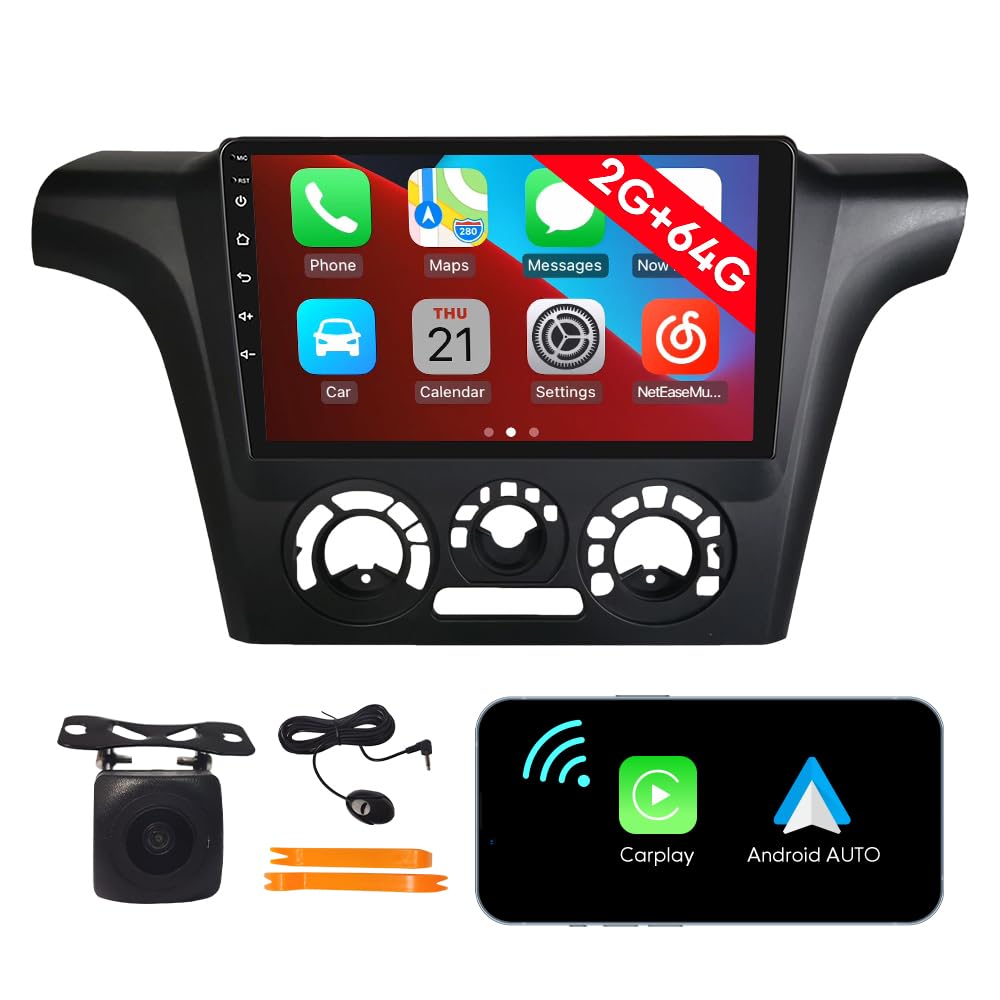 [2G 64G] Android Car Stereo FM Radio Carplay Android Auto 10.1
