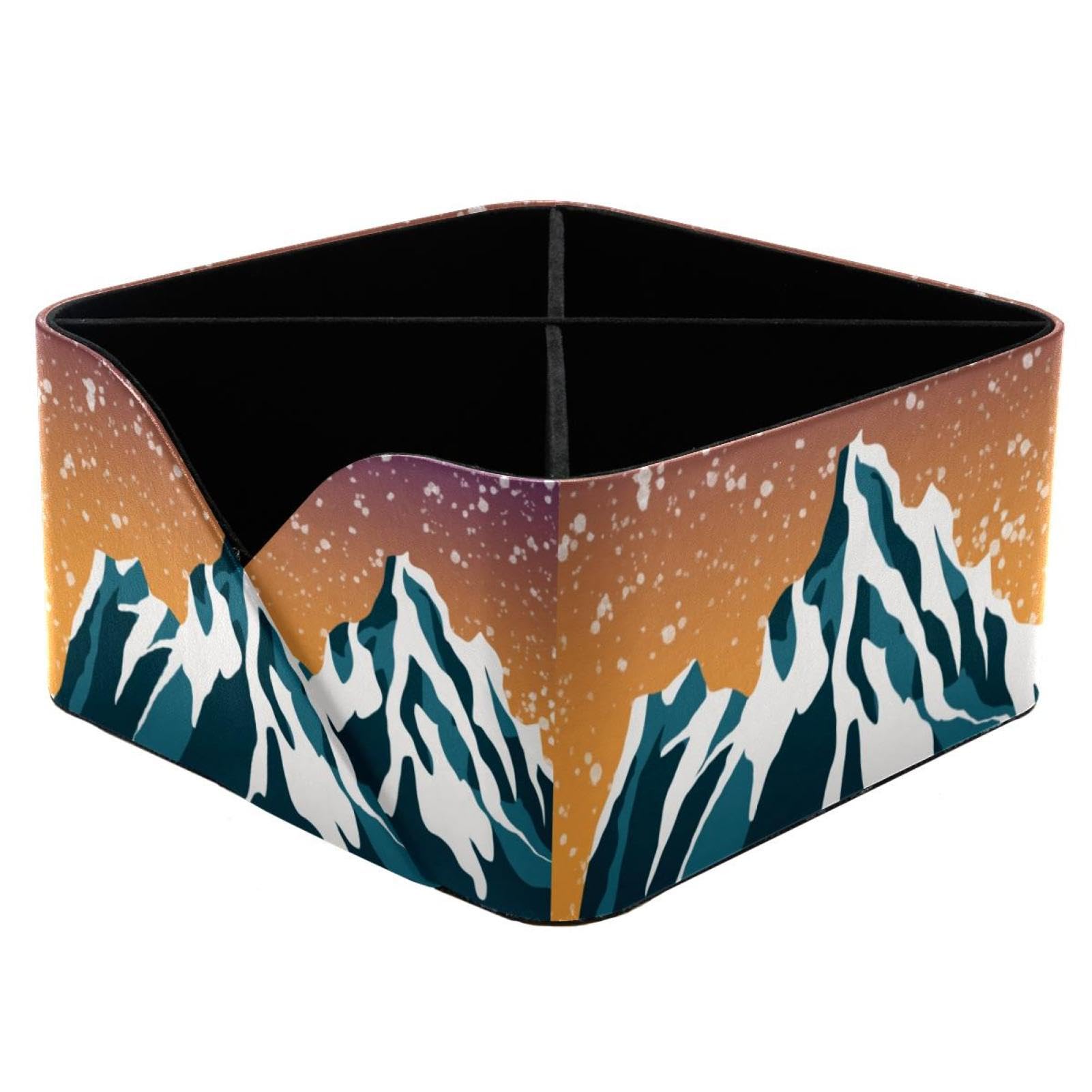 Boîte de rangement durable Mountain View en plastique rigide haute qualité