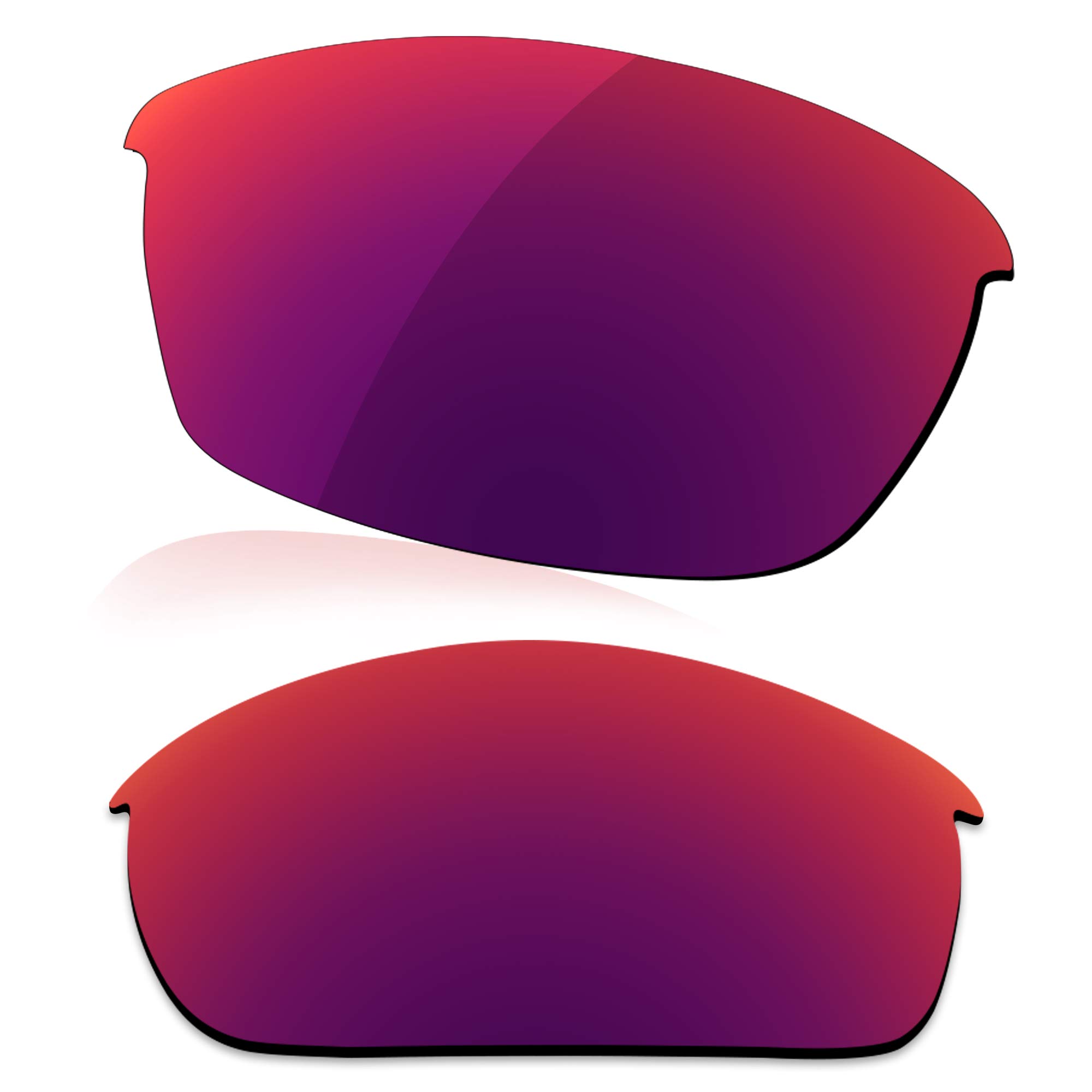 LenzReborn Polarized Lens Replacement for Oakley Bottle Rocket OO9164 Sunglass - Royal Purple - Polarized Mirrored