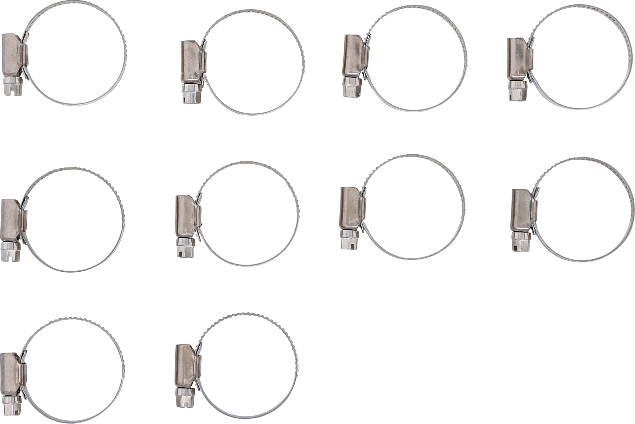 Fascette Stringitubo BGS In Acciaio Inox - 40x60 Mm, Confezione Da 10 Pezzi - Foto 7