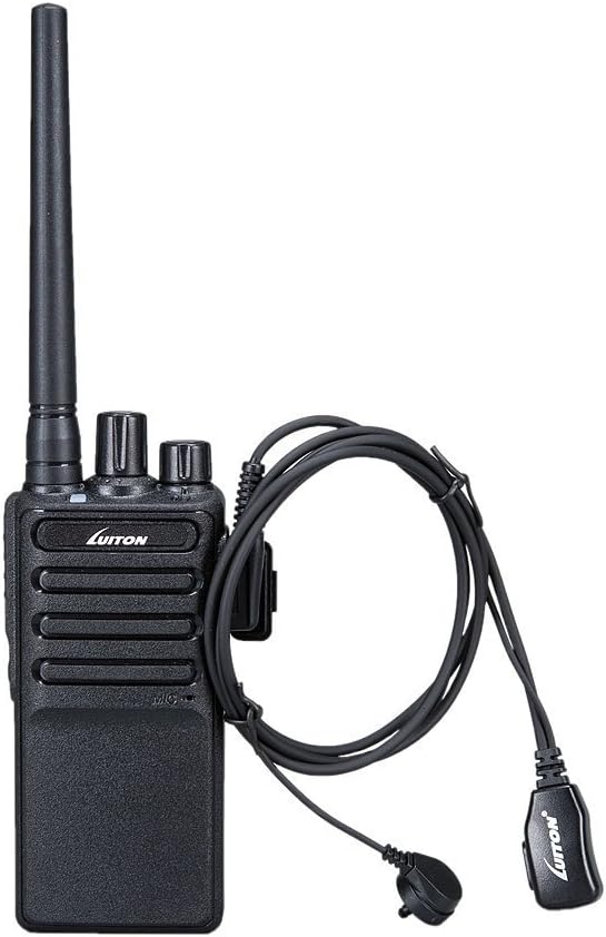 Walkie Talkie Earpiece with Mic for BaoFeng Radio Retevis Headset for Baofeng UV-5R BF-888S Arcshell Retevis H-777 RT21 RT22 Kenwood 2 Way Radio by LUITON (10 Pack)