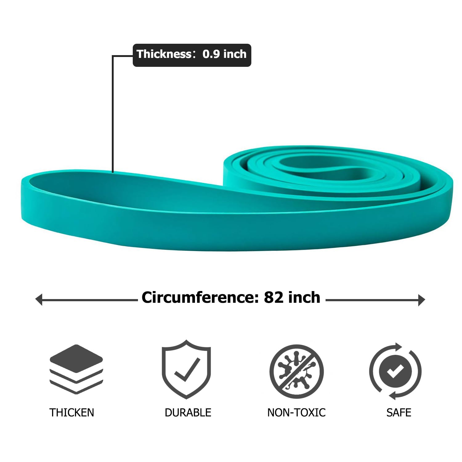 Elastic Bands For Exercise WSAKOUE Pull Up Assistance Bands Set