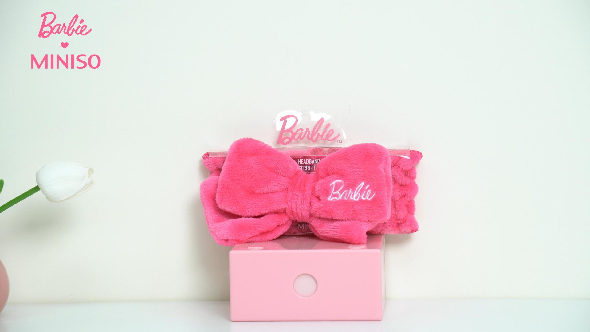 Miniso Barbie Spa Headband Amazon.com : MINISO Barbie Collection Large Bowknot Headband  main image 4