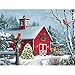 Bits and Pieces - 300 Piece Jigsaw Puzzle for Adults - â€˜Winter Barn IIâ€™ - 300 pc Large Piece Jigsaw Puzzle by Artist Alan Giana - 18