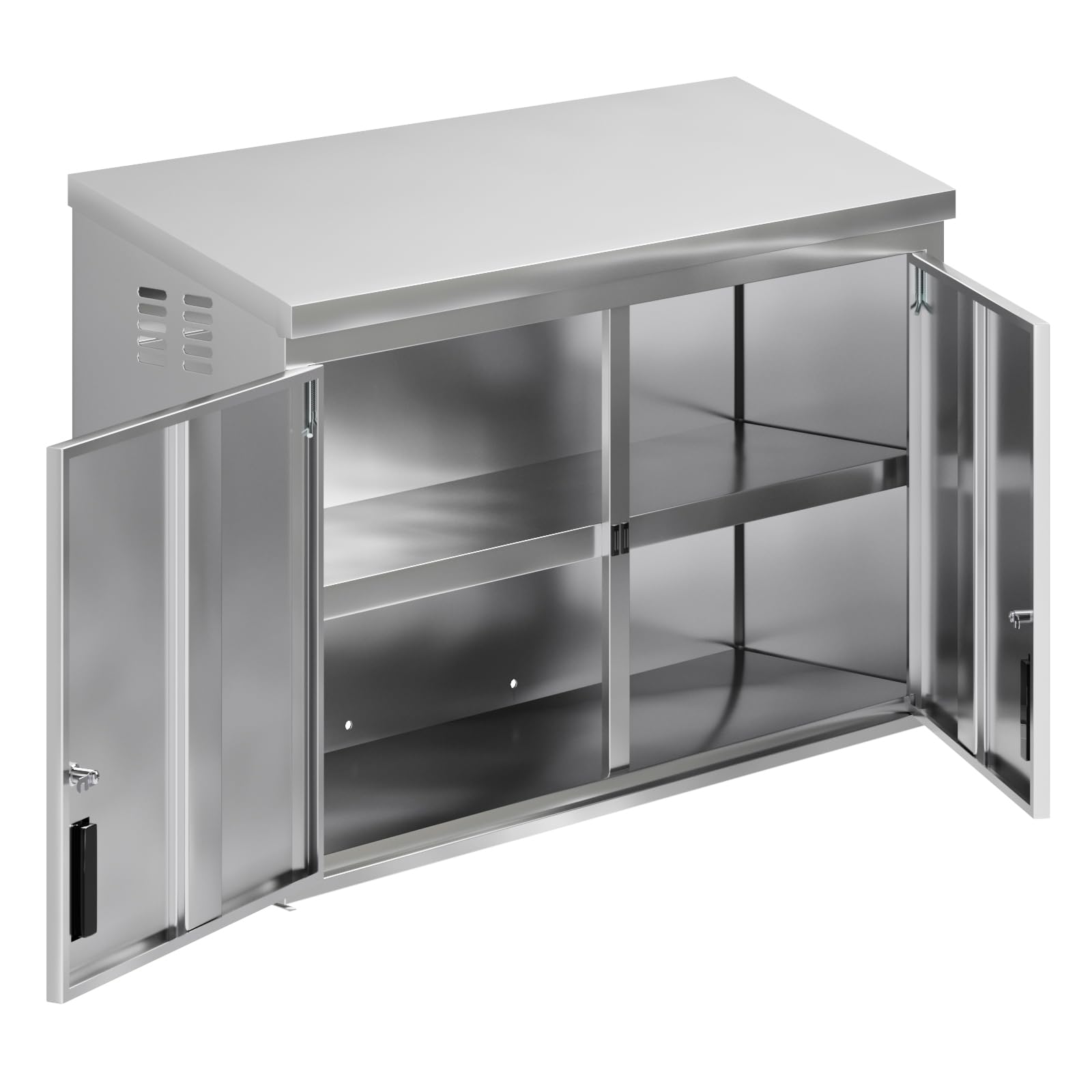 家具 LIXIL STAINLESS STEEL KITCHEN CABINET AND WALL CABINETS Amazon.com: AmGood 48 in. x 15 in. Stainless Steel Slope Top Wall