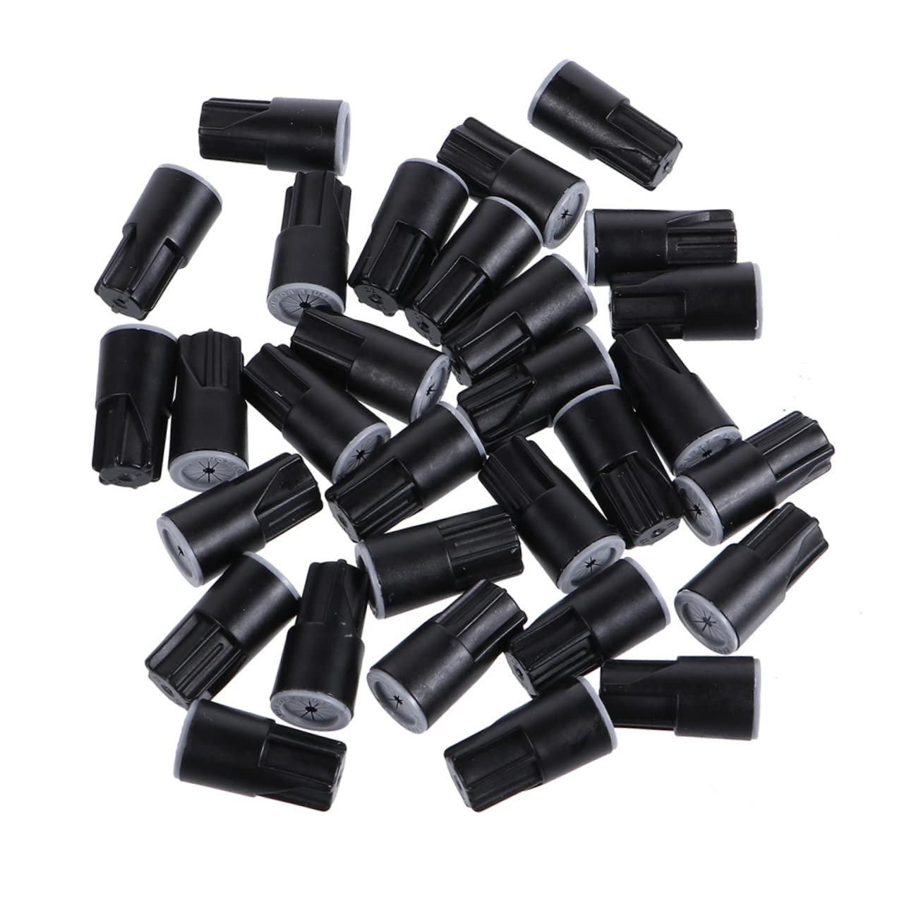 Connecteurs de fils noirs x50 pour éclairage extérieur et câbles - 8