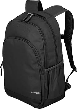 travelite hand luggage backpack with padded laptop compartment, laptop backpack 15.6 inch, KICK OFF, daypack for vacation and sports, 45 cm, 22 liters